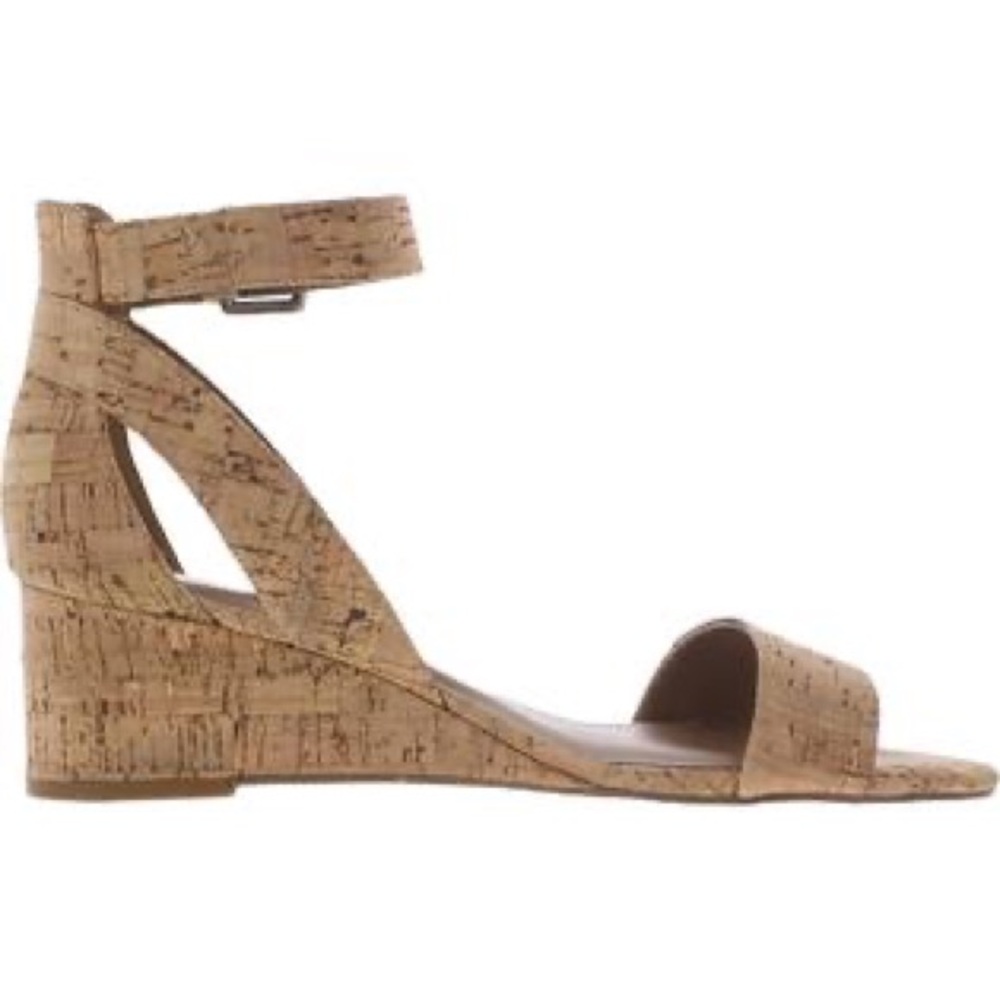 Aerosoles Willowbrook Womens Padded Insole Ankle Strap Wedge Sandals - Picture 2 of 3